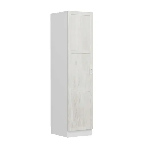 Dulap pentru haine, Hanah Home, Minar Kale, 45x210x52 cm, Alb