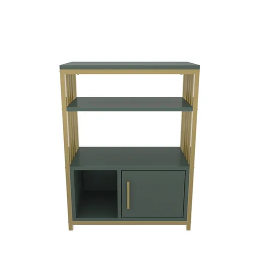 Corp biblioteca, Hanah Home, Letos, 60x80x29.6 cm, Verde