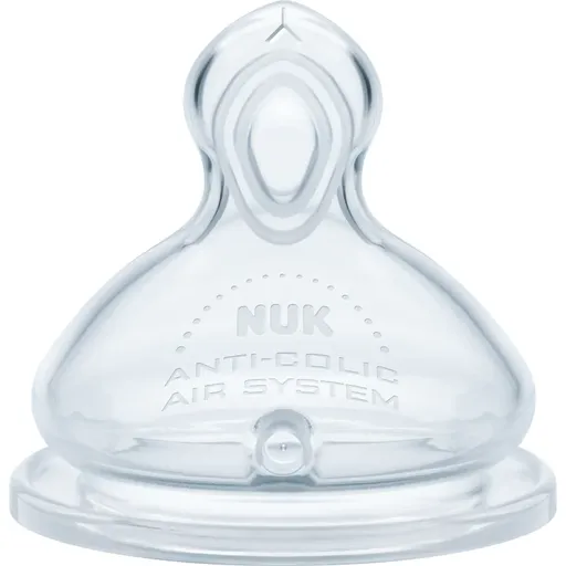 NUK First Choice Flow Control tetină pentru biberon 6m+ 2 buc