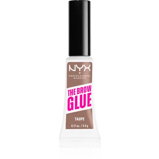 NYX Professional Makeup The Brow Glue gel pentru sprancene culoare 02 Taupe 5 g
