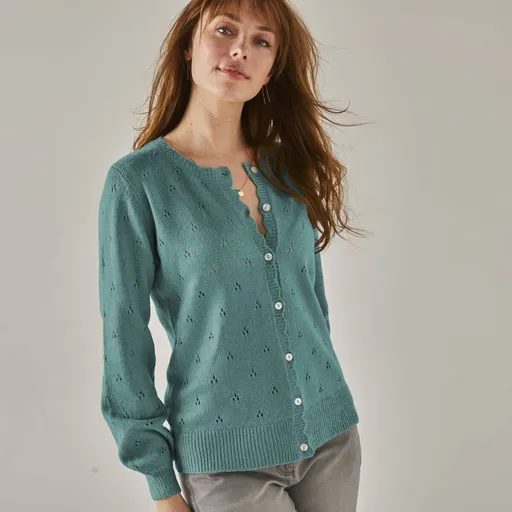 Cardigan tricotat cu punct