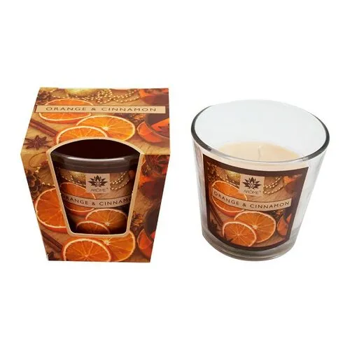 Arome Lumânare parfumată Orange and Cinnamon, 120g