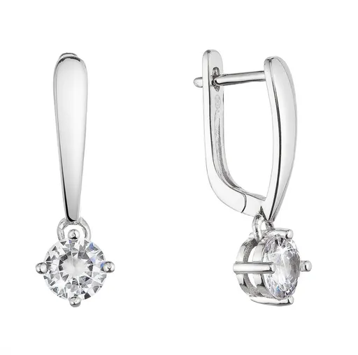 Evolution Group - Pavona Cercei fermecători din argint cu zirconiu transparent 11452.1