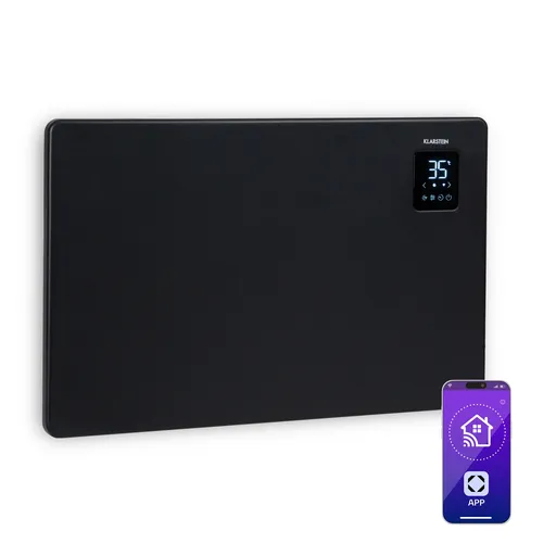 Klarstein Bansin Smart 1500, convector, 1500 W, control prin aplicație