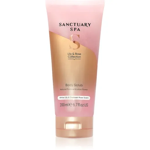 Sanctuary Spa Lily & Rose Collection gel exfoliant cu efect de netezire 200 ml