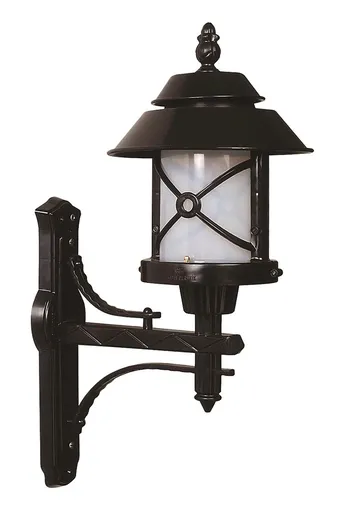 Lampa de exterior, Opviq, 685AVN1308, Alb/Negru