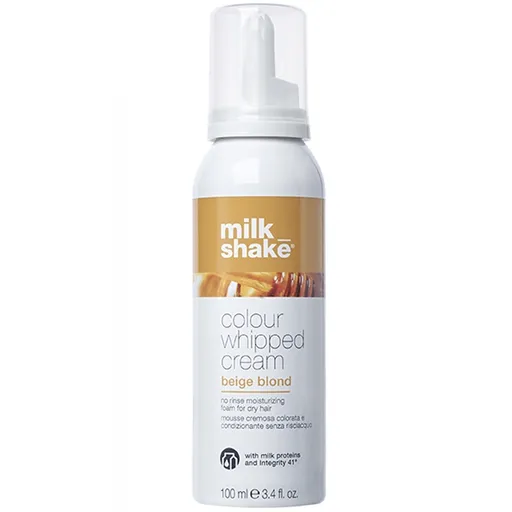 Milk Shake Spumă de nuanțare fără clătire (Color Whipped Cream) 100 ml Beige Blond