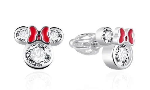 Agato Cercei din argint pentru fete Minnie Mouse AGT-ED003SW