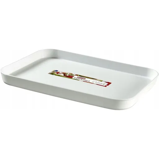 Tavă cu două fețe Curver, 43 x 30,8 x 3,5 cm,alb