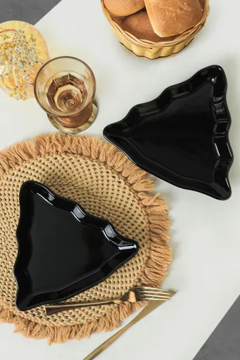 Set platouri servire, Hermia, 275KRM2105, Antibacterian, Negru