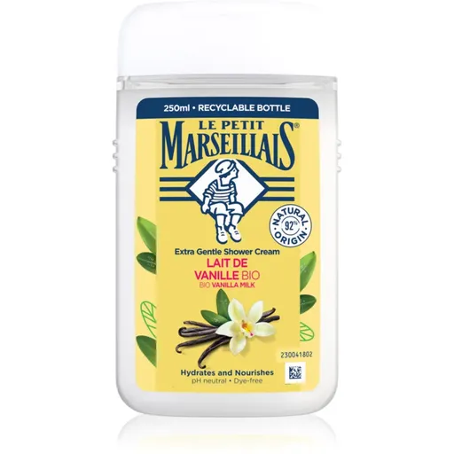 Le Petit Marseillais Vanilla Milk BIO gel cremos pentru dus 250 ml