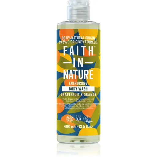 Faith In Nature Grapefruit & Orange Gel de duș energizant 400 ml