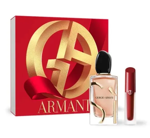 Giorgio Armani Sì Intense (2023) - EDP 100 ml + Ruj Lip Maestro Satin 4 ml