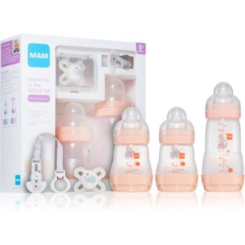 MAM Welcome to the World Pink set cadou pentru bebeluși