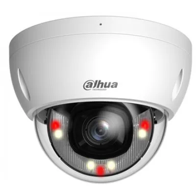Camera Dome IP Dahua IPC-HDBW2249E-S-IL-0280B 2MP, microfon, dual light 30m, IP67, IK10, slot microSD, PoE, H.265+, IVS, SMD Plus