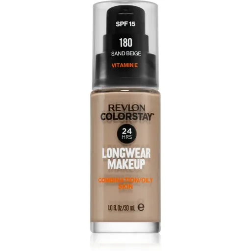 Revlon Cosmetics ColorStay™ SPF 15 machiaj matifiant de lungă durată pentru ten gras și mixt culoare 180 Sand Beige 30 ml