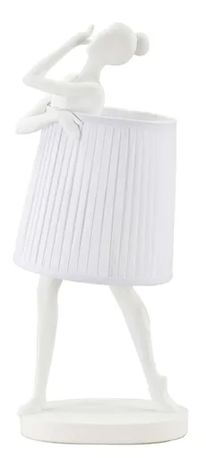 Lampa de masa Ballet, Mauro Ferretti, 1 x E14, 40W, 25x62.5 cm, polirasina/fier, alb