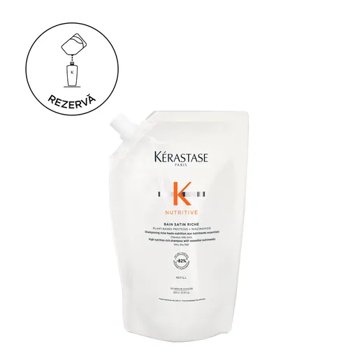 Kérastase Nutritive Bain Satin 1 – Sampon Profesional Hidratant pentru Par Usor Uscat si Deshidratat, Cantitate: 500 m