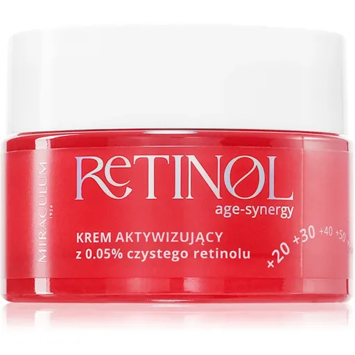 Miraculum AGE-SYNERGY RETINOL Crema de noapte activa pentru reducerea petelor pigmentare cu retinol 50 ml