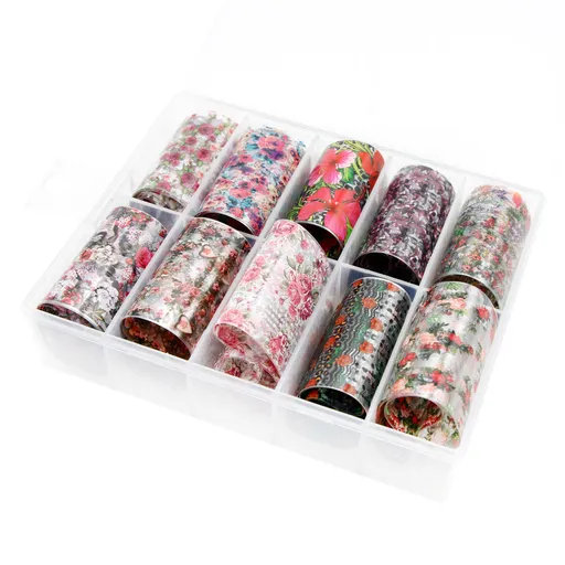 Folie de Transfer, Flori, Set 10 buc