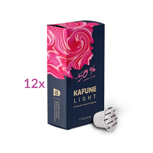 Pachet Cafea Capsule Light - Cafea Premium Kafune 120 Capsule Compatibile Nespresso