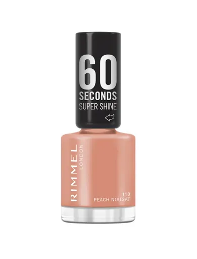 Rimmel Lac de unghii 60 Seconds Shine Super 8 ml 110 Peach Nougat