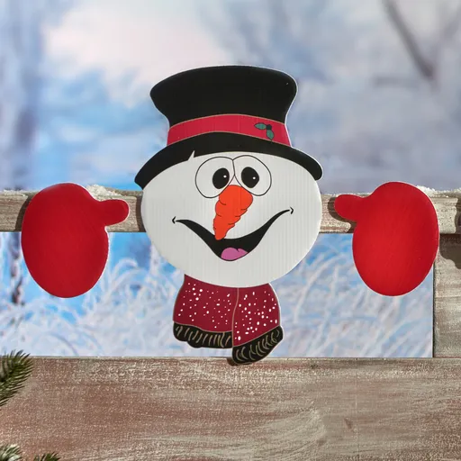 Snowman" decorare gard