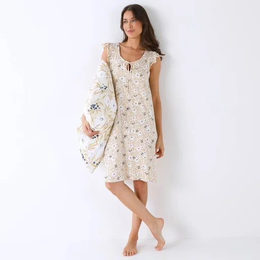 Cămașă de noapte Anna cu imprimeu floral