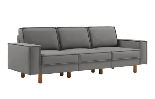 Canapea 3 locuri, Atelier del Sofa, 918CMF1257, Otel, Obsidian / Nuc