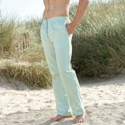 Pantaloni confortabili din pânză de in