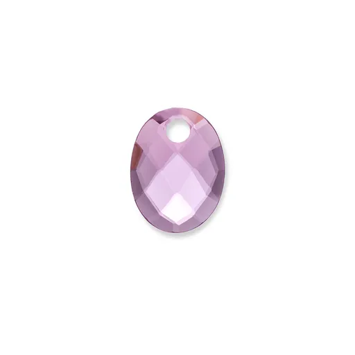 Sparkling Jewels Pandantiv oval din cuarț roz violet PENGEM59-MO