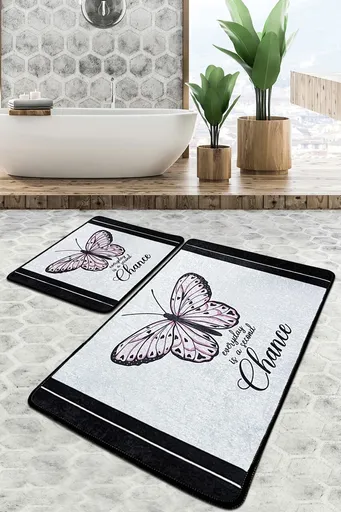 Set covorase de baie, L'essentiel Maison, Change Djt, Poliester, Multicolor