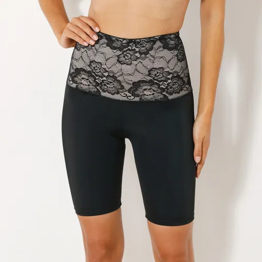 Balamale din microfibră și dantelă, cu efect de netezire