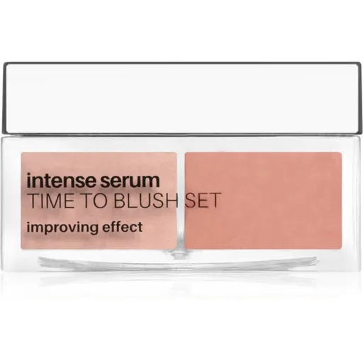 NEO MAKE UP Intense Serum Time To Blush Set fard de obraz sub forma de pudra culoare 02 Peach 6 g