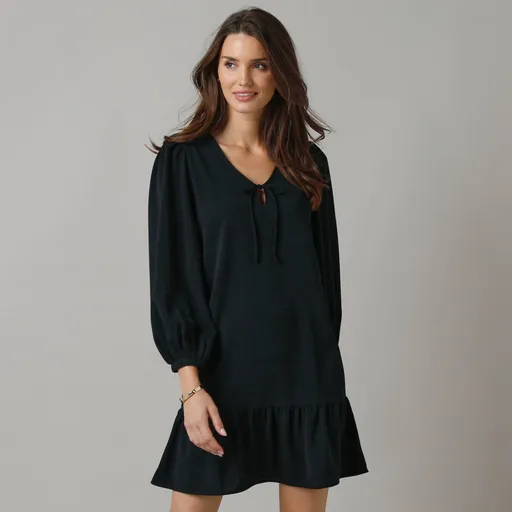 Rochie scurtă de culoare uni