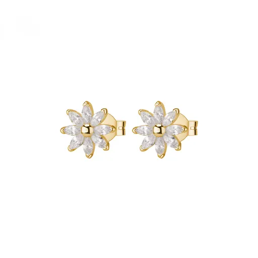 Rosato Cercei floricele placați cu aur cu zirconiu cubic Gaia RZGA74