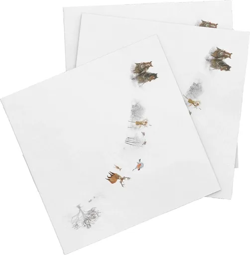 Servețele Story, 25x25 cm colecția Julemorgen - Wik & Walsøe