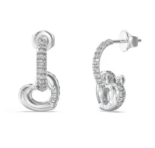 Guess Cercei suspendați romantici Inimă L.O.V.E. JUBE05465JWRHT/U