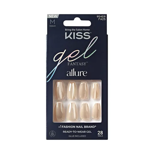 KISS Unghii de gel Gel Fantasy Allure (MoonBeam) 28 buc