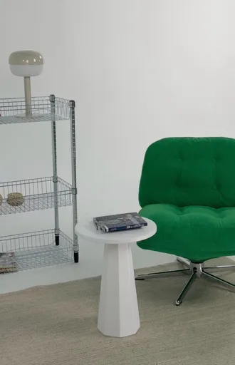 Masuta, Hanah Home, Lilyum 47, 35x47x35 cm, Alb