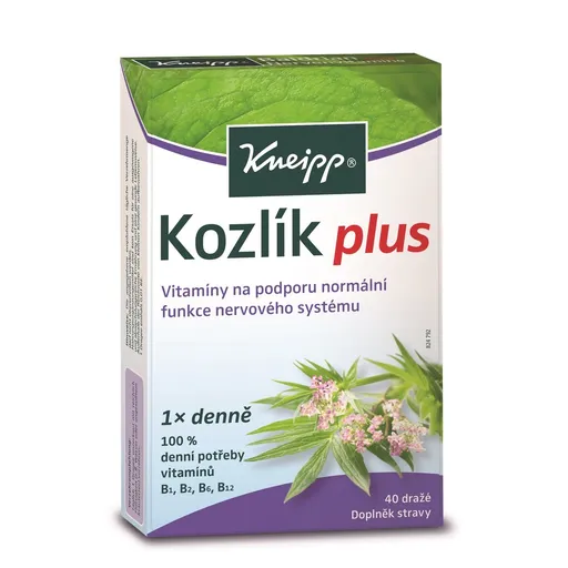 Kneipp Supliment alimentar Valeriana plus, 40comprimate