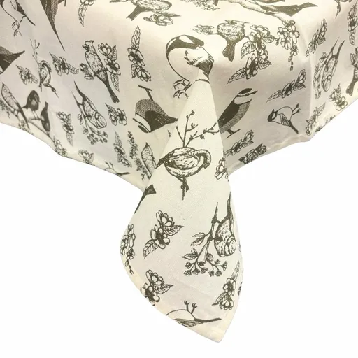 Față de masă Home Elements Păsări, 90 x 90 cm