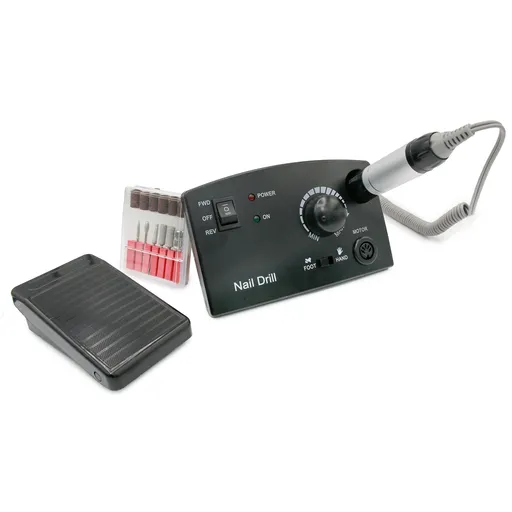 Pila Freza Electrica Manichiura 45.000 RPM - 65 W, ZS-602 negru