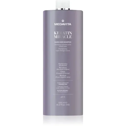 Medavita Keratin Miracle Sleek Hair Shampoo sampon pentru indreptarea parului 1250 ml