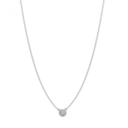 Rosato Colier minimalist din argint Bianca RZBI54