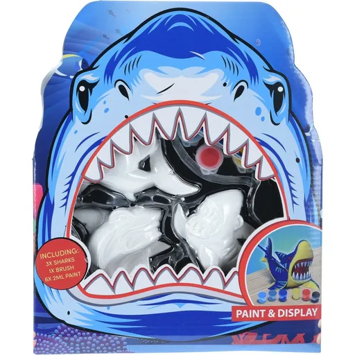 Set de vopsele de ipsos Shark, 6 x 2 ml