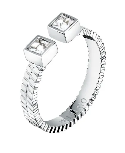 Morellato Inel deschis din oțel cu cristale Gioia SAVY3901 52 mm