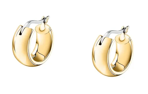 Morellato Cercei rotunzi fermecători din oțel placat cu aur Creole SAUP34