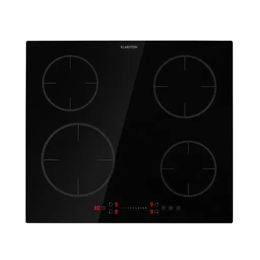 Klarstein Virtuosa EcoAdapt, plită cu inducție, 4 zone, 7200 W, sticlă, negru