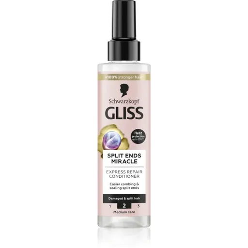 Schwarzkopf Gliss Split Ends Miracle balsam (nu necesita clatire) pentru varfuri despicate 200 ml